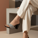 Black Fancy Slipper FN7996 - View 1
