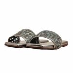Grey Fancy Slipper For Ladies FN7997 - View 3