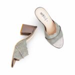 Grey Fancy Slipper For Ladies FN8005 - View 5