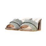 Grey Fancy Slipper For Ladies FN8005 - View 3