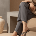 Grey Fancy Women Slipper FN8007 - View 1