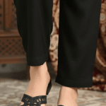 Black Fancy Slipper For Women FN8008 - View 1