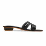 Black Fancy Slipper For Women FN8008 - View 2