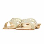 Golden Fancy Slipper For Ladies FN8008 - View 3