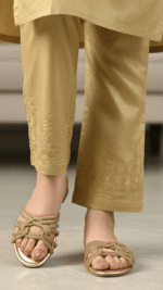 Golden Fancy Slipper For Women FN8012 - View 1