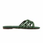 Green Fancy Slipper For Ladies FN8012 - View 2