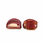 Maroon Fancy Slipper For Women FN8015 - View 4
