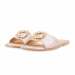 Golden Fancy Slipper For Ladies FN8036 - View 3