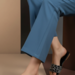 Black Fancy Slipper For Women FN8056 - View 1