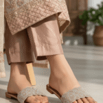 Peach Fancy Slipper For Ladies FN8056 - View 1
