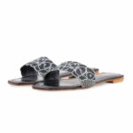 Black Fancy Slipper For Women FN8056 - View 3