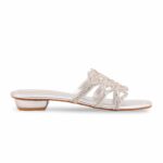 Silver Fancy Slipper For Women FN8115 - View 2