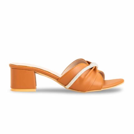 Mustard Formal Slipper FR8279 - View 2