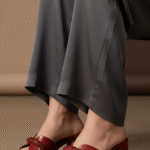 Maroon Formal Slipper For Women FR8280 - View 1