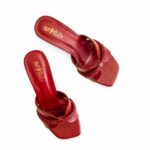 Maroon Formal Slipper For Women FR8280 - View 5