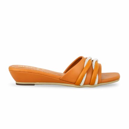 Mustard Formal Slipper FR8286 - View 2