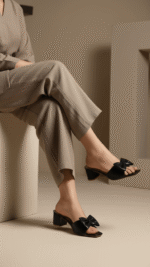 Black Formal Slipper FR8289 - View 1