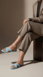 Sky Blue Formal Slipper FR8294 - View 1