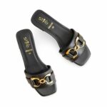 Black Formal Slipper FR8329 - View 5
