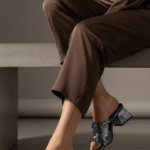 Navy Formal Slipper For Ladies FR8331 - View 1