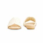 White Formal Slipper For Ladies FR8338 - View 4
