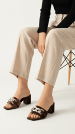 Brown Formal Slipper FR8382 - View 1