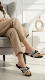 Black Formal Slipper FR8394 - View 1