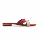 Maroon Formal Slipper For Women FR8397 - View 2