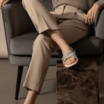 Cream Formal Slipper FR8399 - View 1