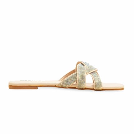 Cream Formal Slipper FR8399 - View 2