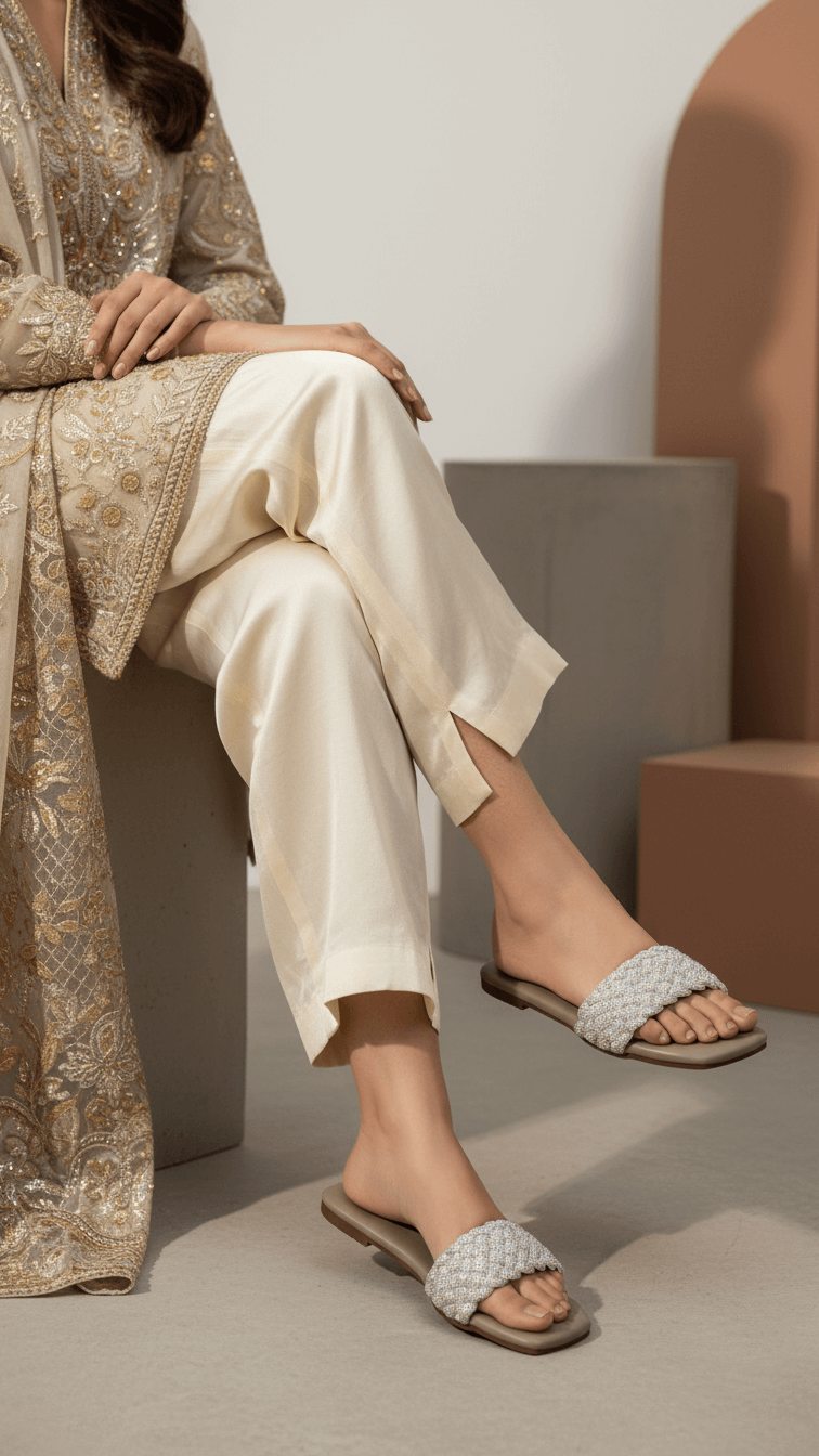 FR8400-02.png Brown Formal Slipper FR8400 - View 1
