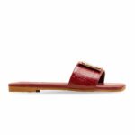 Maroon Formal Slipper For Ladies FR8419 - View 2