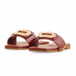 Maroon Formal Slipper For Ladies FR8419 - View 3