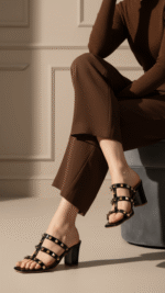 Black Formal Slipper For Women FR8420 - View 1