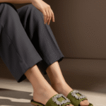 Olive Formal Women Slipper FR8422 - View 1