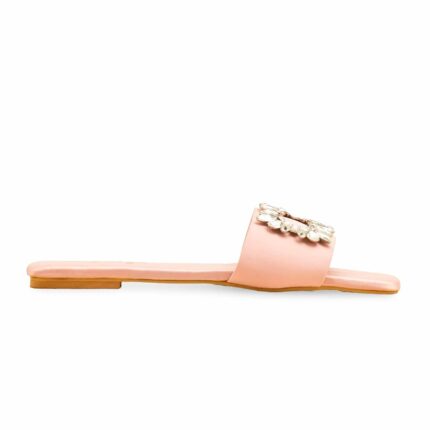 Pink Formal Slipper For Ladies FR8422 - View 2