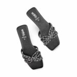 Black Formal Slipper For Women FR8485 - View 5
