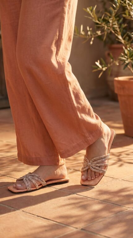 Mustard Formal Slipper FR8485 - View 2