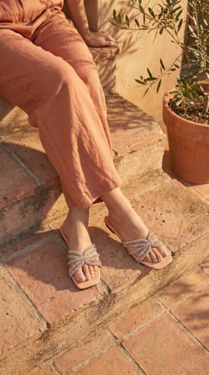 Mustard Formal Slipper FR8485 - View 1
