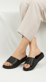 Black Formal Slipper LPU701 - View 1