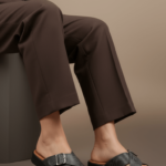 Grey Formal Slipper For Ladies PU0439 - View 1