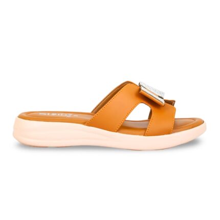 Mustard Formal Slipper PU0487 - View 2