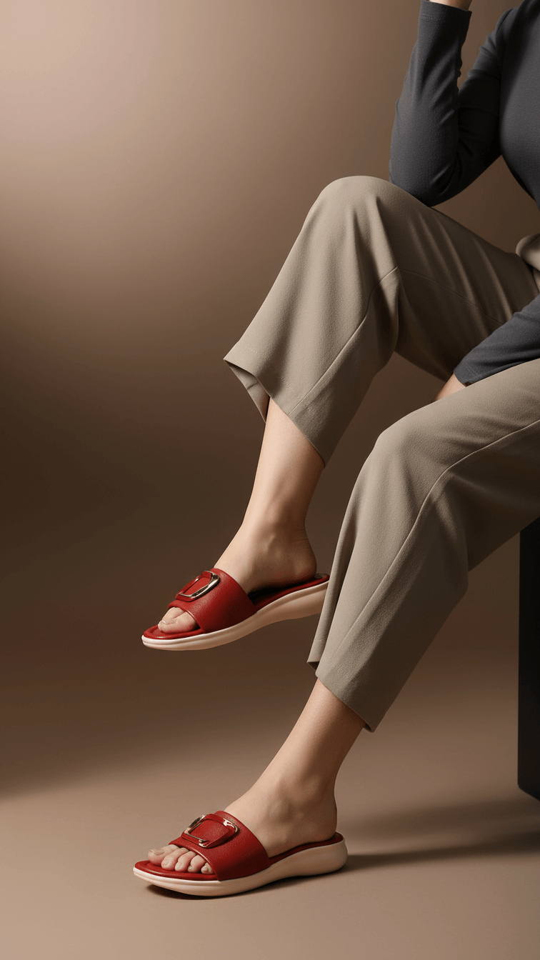 PU0517-05.png Maroon Formal Slipper PU0517 - View 1