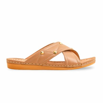 Beige Formal Slipper PU0539 - View 2