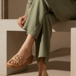 Beige Formal Women Slipper PU0542 - View 1