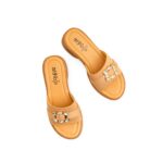 Beige Formal Women Slipper PU0542 - View 5