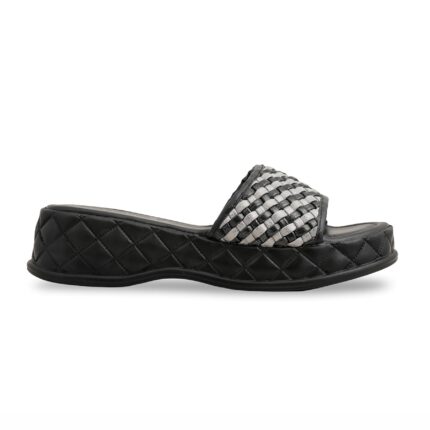Black Formal Slipper For Ladies PU0561 - View 2