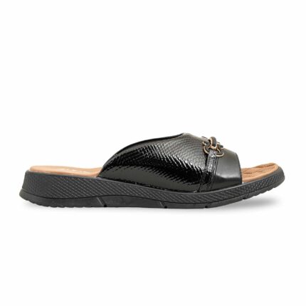Black Formal Slipper PU0568 - View 2