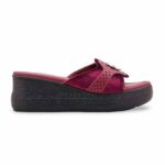 Maroon Formal Women Slipper PU0599 - View 2