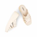 White Formal Slipper For Women PU0606 - View 5